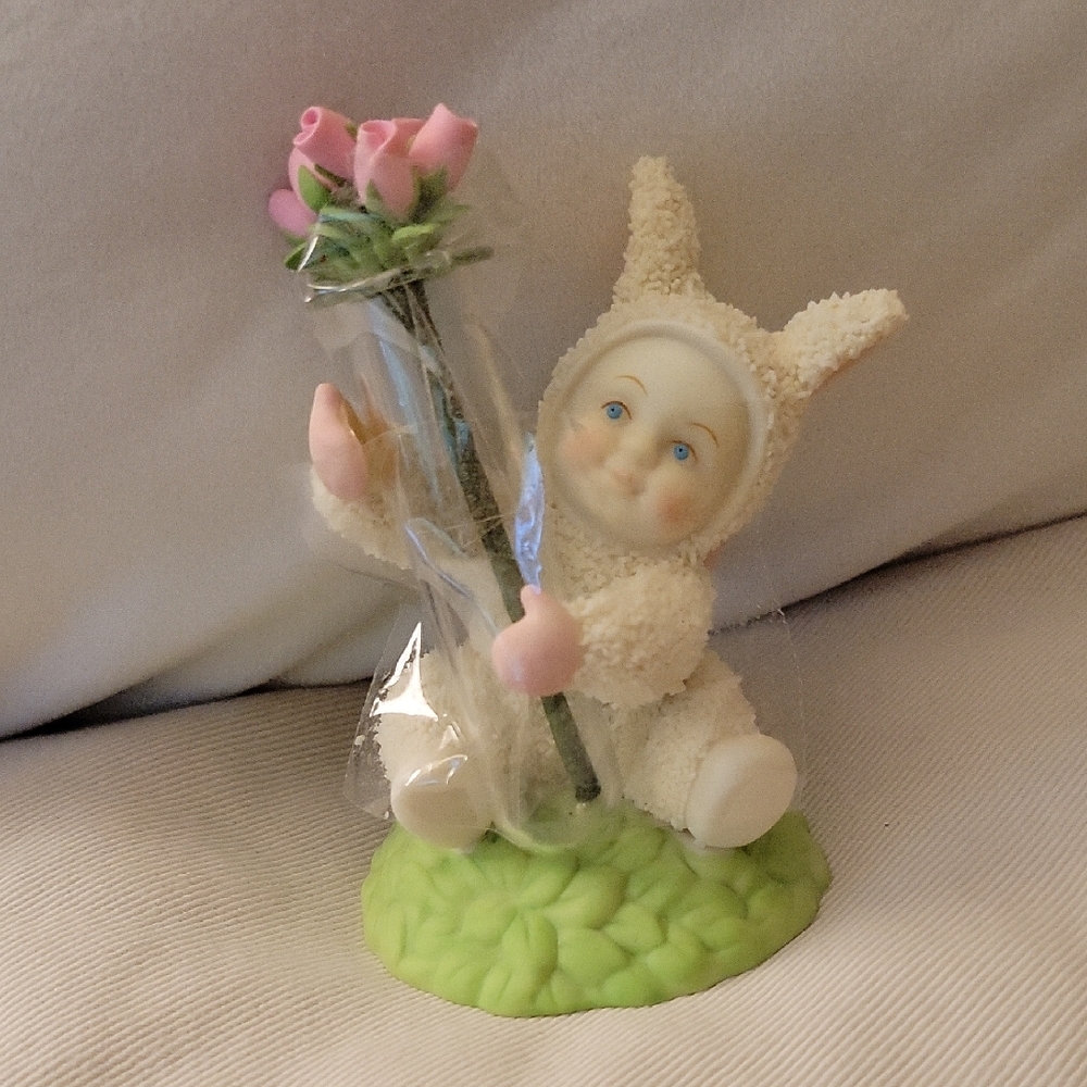 Department 56 Snowbabies "Fill It With Flowers" 2004 Retired